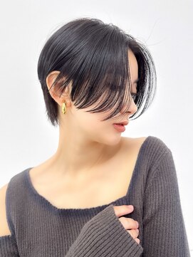 ラフィス ヘアー ハーバー 横浜店(La fith hair Harbor) 【La fith】ハンサムショート×美シルエット×暗髪カラー