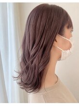 モック 蒲生四丁目店(moc) 女性らしいミディアムウェーブ スタイル
