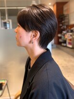 ヘッズ 高木瀬店(HEADS)&nbsp;ショートボブ 髪質改善 透明感カラー アッシュ 顔周りカット