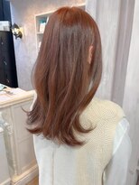 キャアリー(Caary)&nbsp;福山人気20代30代艶めきベージュオレンジ美髪イルミナカラー小顔