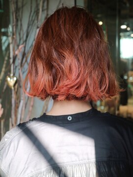 ランド(LAND) Salmon pink bob