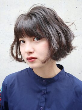 ヘアーサロン ニュアンス(HAIR SALON nuance) イルミナカラー　オーシャン　大人ボブ