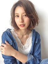 エミス バイ メルト 吉祥寺(emis by melt)&nbsp;【emis】 ハンサムショート 大人ニュアンスパーマボブ  20代30代