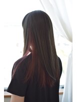 ヘアアンドメイク ムーア(Muuua)&nbsp;グレージュ × ピンク