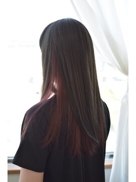 ヘアアンドメイク ムーア(Muuua) グレージュ × ピンク