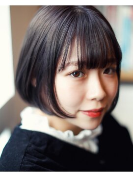 ニコヘアー(niko hair) ツルリン♪ダークグレーボブ