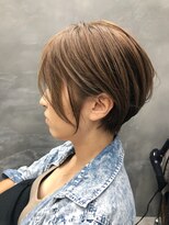 タグ(tag) 大人かわいい小顔ひし形ショート
