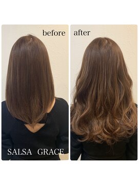 エクステ ネイル アイラッシュ サルサグレイス 津田沼店(SALSA GRACE) シールエクステ/ビフォーアフター