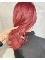 ガルボ ヘアー(garbo hair) #韓国#ピンク#パープル#ハイトーン#ゆる巻#下村カラー