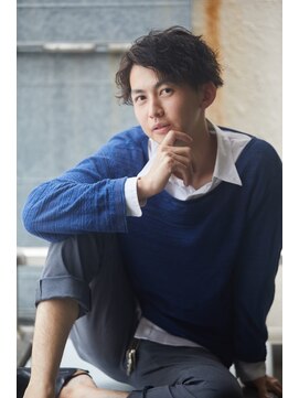 メンズサロンドットリアン(dot. lien) 【men’s salon dot. Tokyo】ゆるウェーブかきあげバング