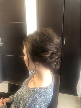 ヘアースペース シャイニング(HairSpace Shining) SHINING　お呼ばれ波ウェーブヘアセット