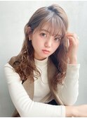 ゆるウェーブ_ショートパーマホワイトアッシュ_8239