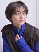 【天神 今泉 大名】丸みショート フェザーバング
