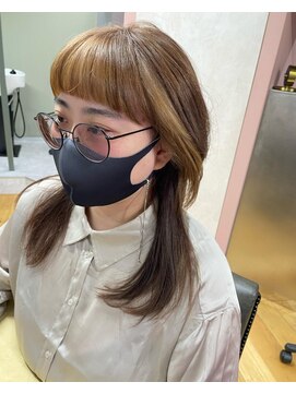 カームバイリコ 学芸大学(calm by liko) 美髪/大人かわいい/こなれミディ/サンドベージュ[学芸大学]