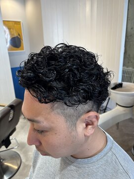 アメラボ(AmeLab) 名古屋天白区梅ヶ丘メンズショートスパイラルパーマ