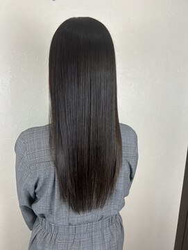テュセ ヘアー 京都(Tu sais hair kyoto) ロングヘア/つや髪カラー/つや髪スタイル/ダークブラウン