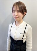丸み小顔ショート