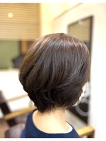 ヘアー グリーン(hair green) ショートふんわりボブ40代50代