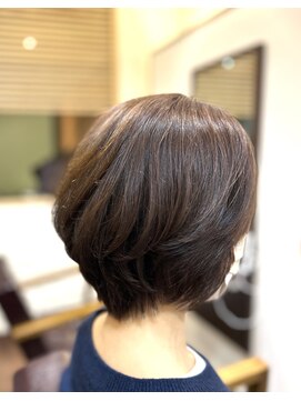 ヘアー グリーン(hair green) ショートふんわりボブ40代50代