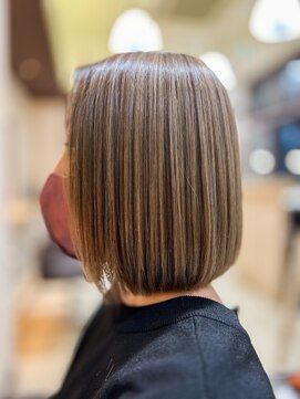 ノブ 大船 アネックス 美髪/白髪ぼかし/ココアベージュカラー