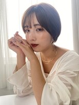 ラヴェストバイフレイスウェル(LOVEST by frace well)&nbsp;マニッシュショートボブ/フルバング