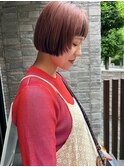 ぱつっとボブ/ミニボブ/アンブレラカラー