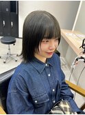 黒髪ボブカット