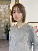 ちょきちょき 浜川店&nbsp;ラインボブ/ベージュカラー