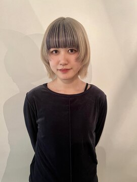 クリアーオブヘアー 栄南店(CLEAR of hair) マッシュボブ×デザインカラー