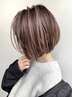 《オススメ》ハイライト＋オンカラー＋カット＋TR　￥17500