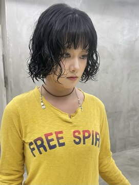 ソーコ 渋谷(SOCO) スパイラルパーマ海外パーマハードパーマロング