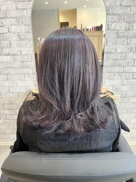 ねこの王子様。 ミディアム×ラベンダー