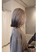 ミルクティーグレー バレイヤージュ