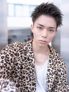 ドリップ バイ ハバナ 原宿(driP. by HAVANA) メンズカット黒髪スパイキーショート