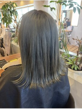 ラシェル パル ノエル(Laciel par Noel) 《ブリーチあり》オリーブグレージュ