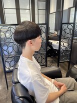 ヒロザバーバー(HIRO THE BARBER)&nbsp;2ブロックマッシュ　宇部市/理容室/理容院/メンズカット