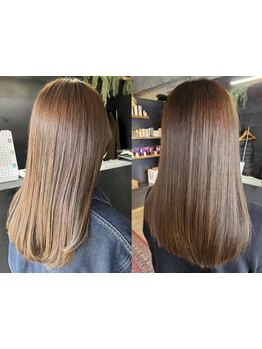  【白髪を魅せる】ナチュラルに馴染む白髪ぼかし!イルミナカラーで自然な明るさを*透明感白髪染めで美髪に*