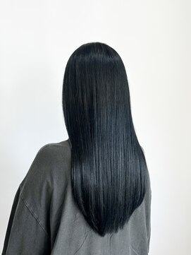 アヤラ オーガニックアンドスパ 東船橋店(AYALA) 【江添茉友】地毛風カラー/ブルーブラック