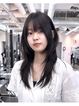 トニーアンドガイ 青山店(TONI & GUY) ハッシュカット　ロングウルフ　ロングレイヤー　艶カラー