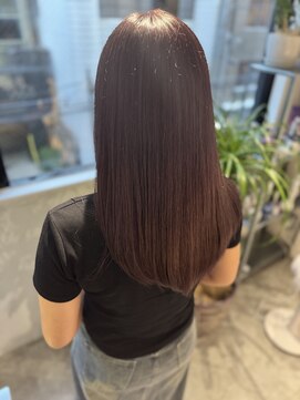 レヴリー(reverie) 髪質改善ダブルカラーダークブラウン暗髪20代30代美髪西長堀