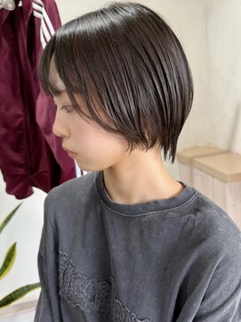 カーム(calm) ミディアムヘア/暗めカラー/グランマッシュ/鹿島田