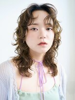 ロンドアンメゾン 原宿(Lond un Maison.)&nbsp;オリーブグレー/韓国風巻き/レイヤーカット/くすみベージュ/原宿