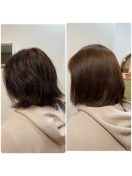 ノムラ理美容室 広がって収まりにくい髪もミネラルとケラチンでツヤサラに☆