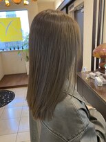 ナナナ パレナ 宝塚店(nanana parena) 髪質改善/縮毛矯正/ほんのりラベンダー透け感くすみブラウン
