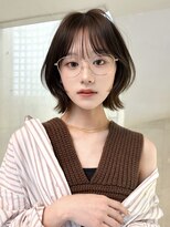 サイン 渋谷(SIGN) 韓国ヘアハッシュカットレイヤーカットブリーチ無し韓国ボブ渋谷
