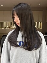 マイル 渋谷(mile)&nbsp;グレージュ/透明感カラー/レイヤーカット/髪質改善/渋谷/顔周り