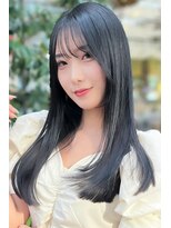 トップシェイプ(TOP SHAPE)&nbsp;シアーブラックロングストレート艶髪ナチュラルレイヤー