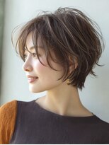 ハーツ 青山表参道店(Heart's) 白髪ぼかし脱白髪染め似合わせショートボブ40代50代60代