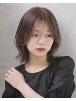 エッジ ヘア メイク(edge hair +make) 透明感カラー/ブリーチなしダブルカラー/イルミナカラー/南流山