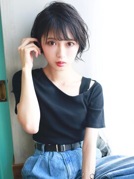 バース(BIRTH) 天神【BIRTH】ワンサイドショート×無造作カール 前髪パーマ